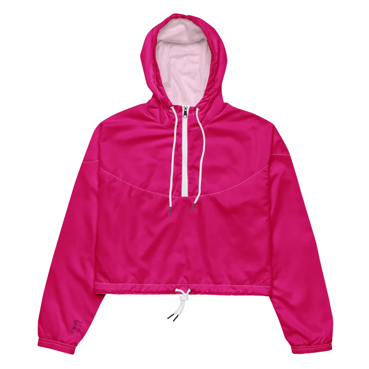 Women’s Cropped Windbreaker (Pink)
