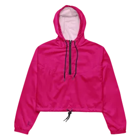 Women’s Cropped Windbreaker (Pink)