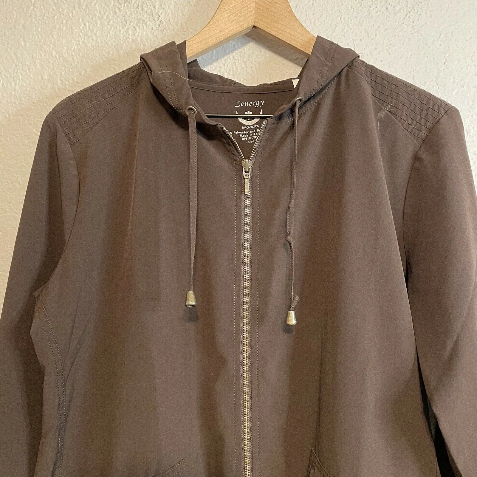 Zip Front Windbreaker